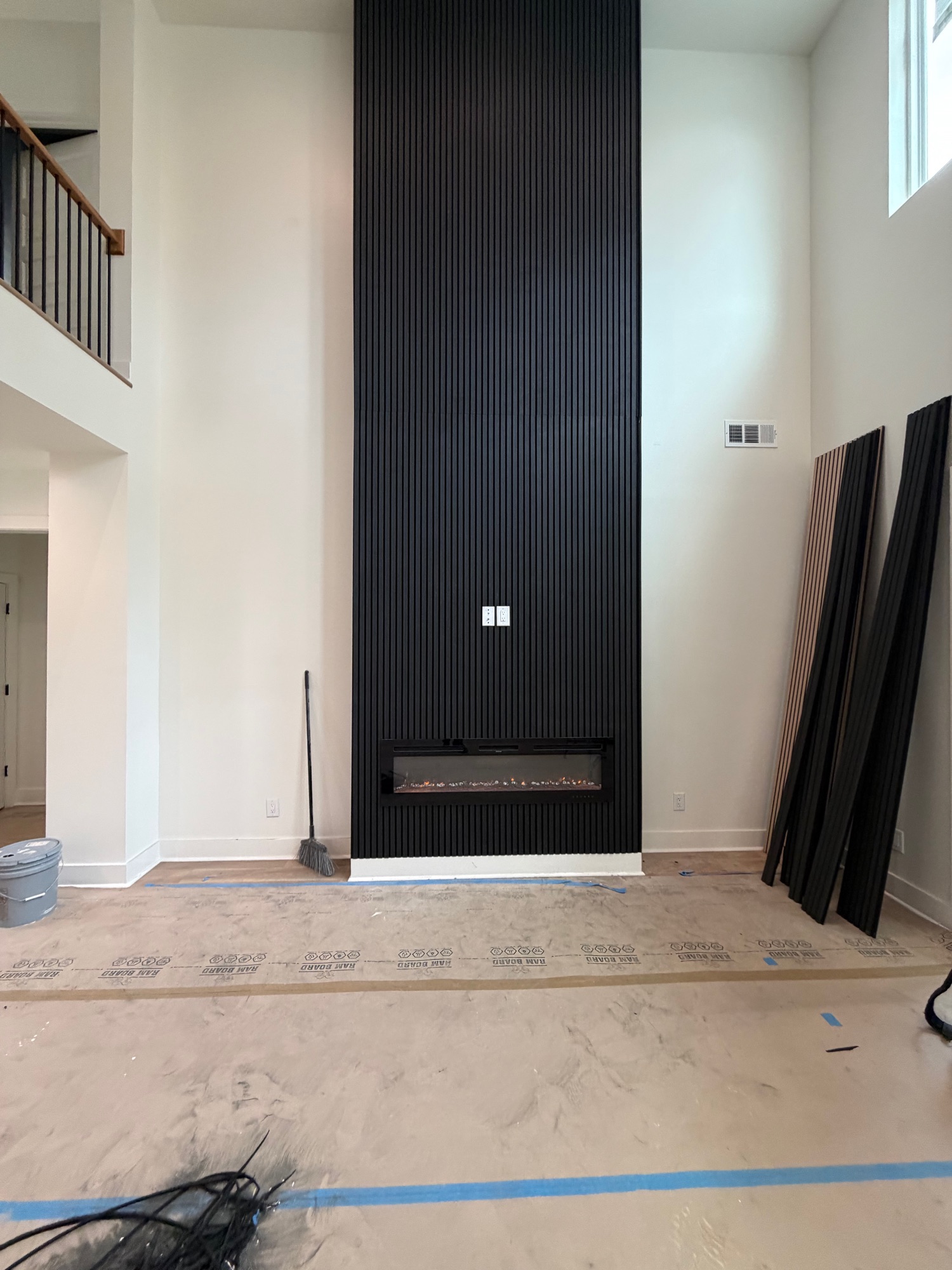 Black Slat Panels