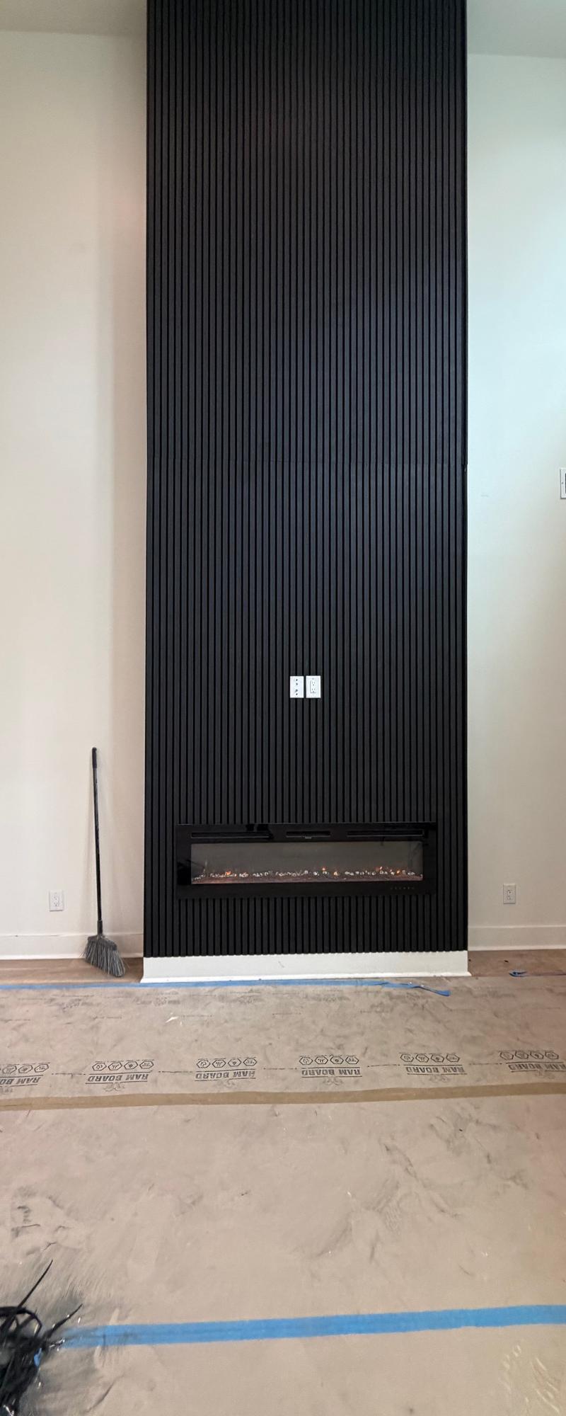 Black Slat Panels