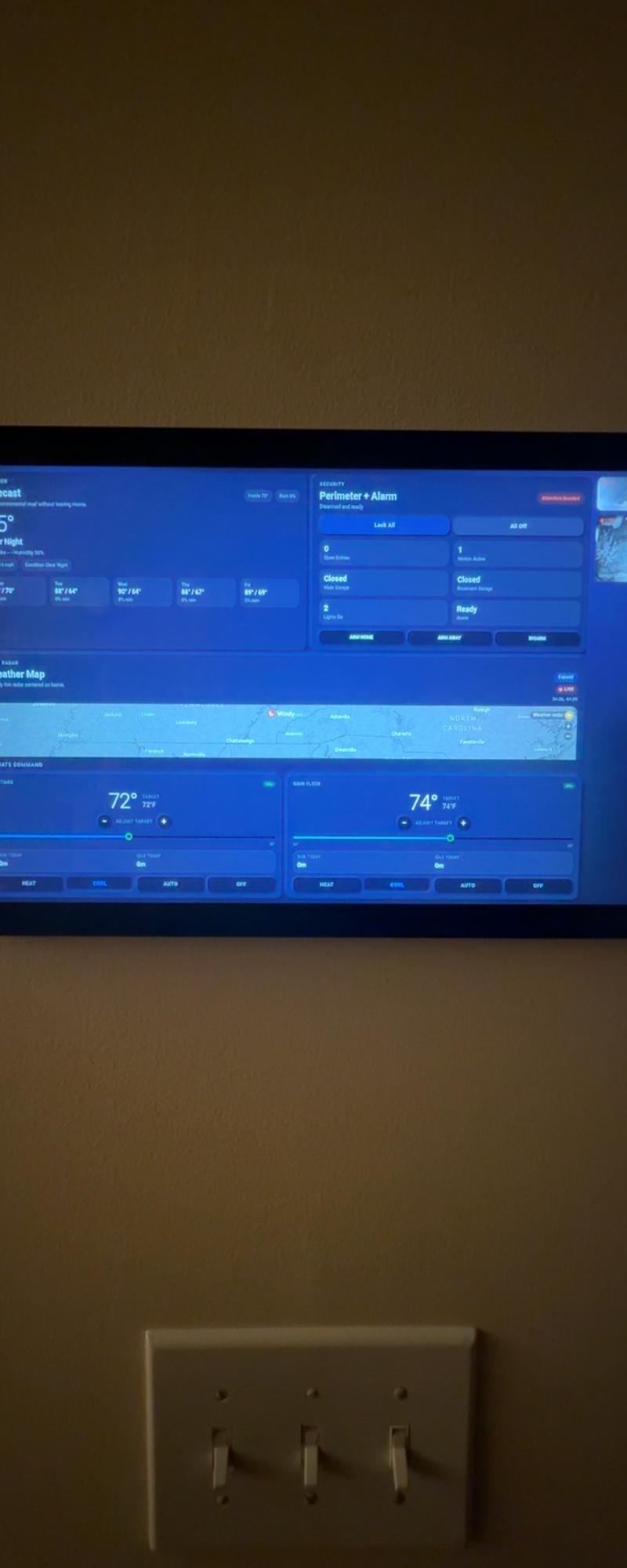 Home Assistant Wall Mounted Tablet