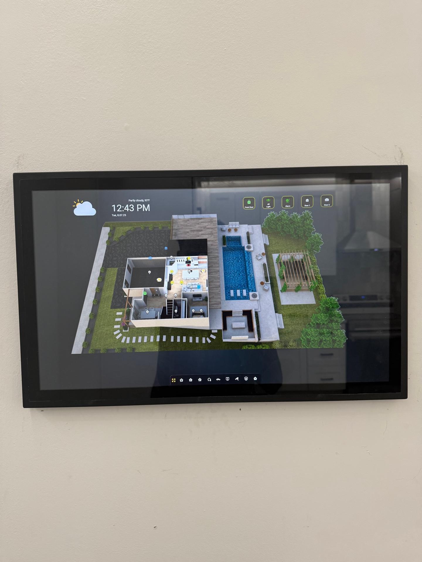 Home Assistant Wall Mounted Tablet 